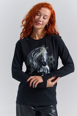 8575 футболка с дл.рукавом унисекс