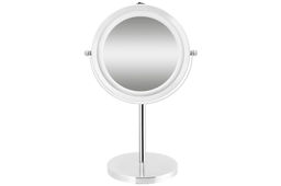 Зеркало двустороннее на подставке 20,5*13,5*33 см Хром со светод.подсвет.,с кнопоч.переключат. - Elan gallery фото 6