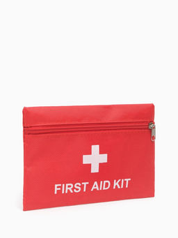 Цена за 2 шт. Косметичка-аптечка походная на молнии, красная