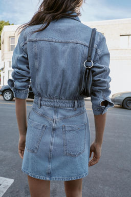 Z1975 SHORT DENIM DRESS - Zara фото 18