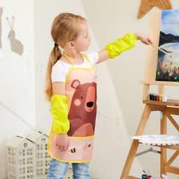 Фартук детский с нарукавниками Этель Мишка, 49 х 39 см  фото 5