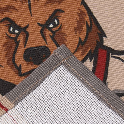 Кухонное полотенце Доляна. Настоящий защитник, 35?60 см, 100% хлопок, рогожка 160 г/м?