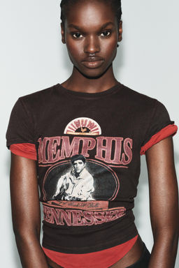 ELVIS SHORT SLEEVE T-SHIRT - Zara фото 11