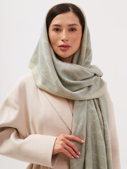 В составе шерсть. Большой теплый двусторонний палантин - Tantino фото 4