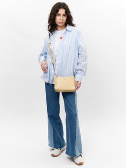 LACCOMA сумка Амелия-желто-бежевый эко кожа хлопок  фото 2