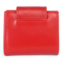 Портмоне женское Croco-ПР-906 натуральная кожа 1 отд, 4 карм, красный матовый (16) 239904  фото 2