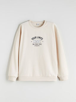 Bisiklet Yaka Erkek ?ocuk Sweatshirt