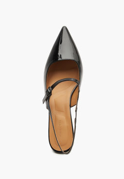 Черные лакированные женские туфли - Mascotte фото 4