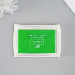 Цена за 2 шт. Штемпельная подушка «Фруктово-зеленый», 7.7×5.2×1.8 см