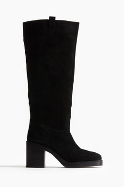 Botas de ante a la rodilla - H&m фото 4