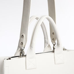 Сумка женская тоут TEXTURA на молнии, 33×9×23 см, белая