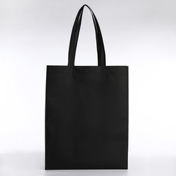 Цена за 3 шт. Сумка (пакет) шопер, 42х10х30 см, без подклада, черная - Nazamok фото 5