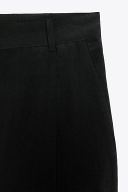 ZW COLLECTION CROPPED DARTED TROUSERS - Zara фото 8