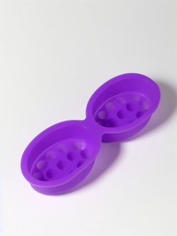 Форма для льда, для массажа головы, 2 шт., 8.3×6×3.7 см, силиконовая, сиреневая