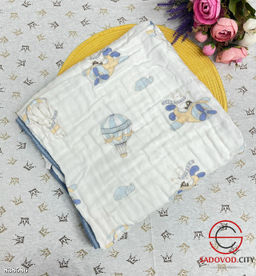 Муслиновое одеяло-плед для малышей