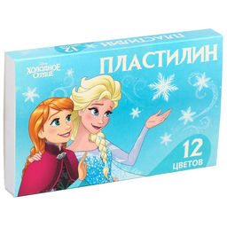 Пластилин 12 цветов 180 г Эльза и Анна, Холодное сердце - Disney фото 8