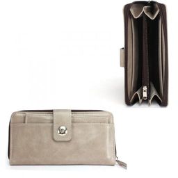 Портмоне+картхолдер жен Croco-ПР-974 натуральная кожа 2 отд, 5 карм, серый крек (240) 229036