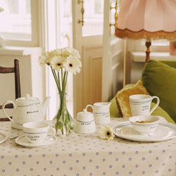 Тарелки SL Home Милый дом, d=27 см, набор 2 шт., фарфор, белые