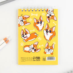 Цена за 10 шт. Блокнот А6 Твои милые записи, 40 л на гребне, мягкая обложка - Artfox фото 6