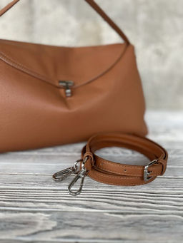 Женская кожаная сумка 8923 Браун - Sergio valentini фото 5