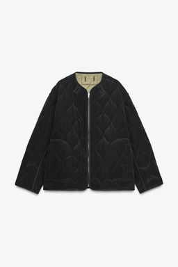 ZW COLLECTION REVERSIBLE QUILTED JACKET - Zara фото 8