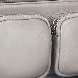 Сумка женская натуральная кожа GU 2033-2573, 1отд, плечевой ремень, св, серый SALE SALE 239452 - Adelia фото 9