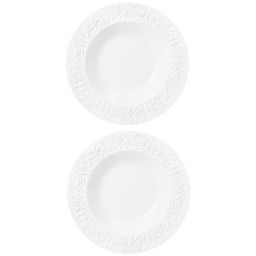 Набор суповых тарелок 2 пр. 22х22х4 см 300 мл Elan Gallery "Птички на ветке"