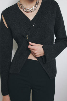 CUT-OUT WOOL JACKET - Zara фото 2