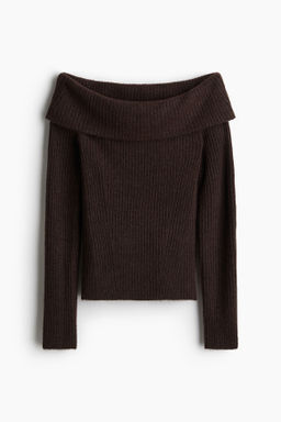 Top off-the-shoulder en punto de canal? - H&m фото 2