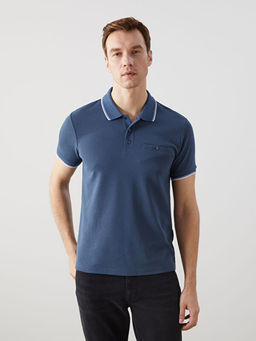 Polo Yaka K?sa Kollu Erkek Dokulu Ti??rt