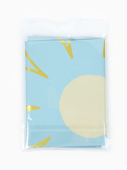 Воздушный шар фольгированный 21 Ромашка. Золотые лепестки, набор 5 шт., голубой сатин - Страна карнавалия фото 6