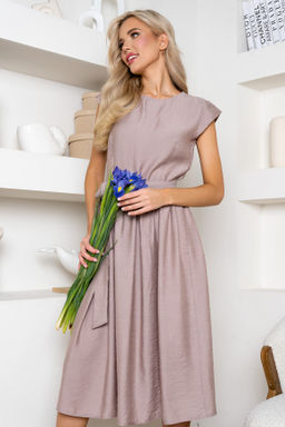 Платье Open Style 6182 пудровый