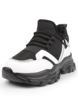 05-P96-1Z BLACK Кроссовки женские зимние (натуральная кожа, шерсть) - Фабричный китай фото 5