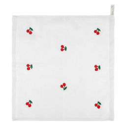 Салфетка махровая "Вишня" 34х34см, хлопок 100% (Китай)