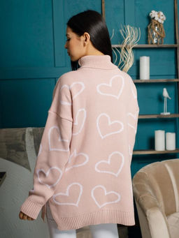 Водолазка удлиненная Сердца - Есения фото 9