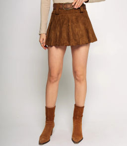Юбка #КТ6131 (1), коричневый - Dommod фото 2