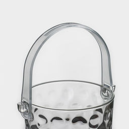 Ведро для льда «Верона», 700 мл, с щипцами, стекло, прозрачное