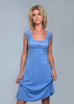 Ночная сорочка МИЛАНА (голубой №10)