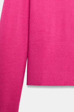 PLAIN KNIT WOOL SWEATER - Zara фото 6