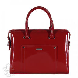 Сумка женская кожаная 9221-1 red Velina Fabbiano-Safenta в Новосибирске