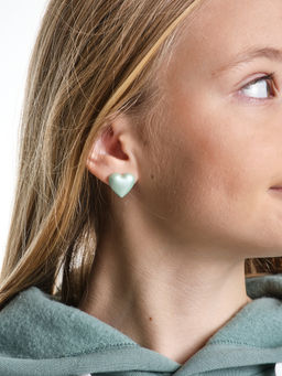 Гвоздики Сердце PR2702 бирюза