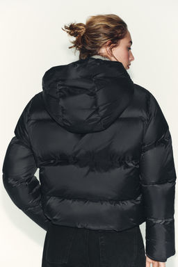 WATER-REPELLENT WINDPROOF FEATHER AND DOWN JACKET WITH HOODIE - Zara фото 6