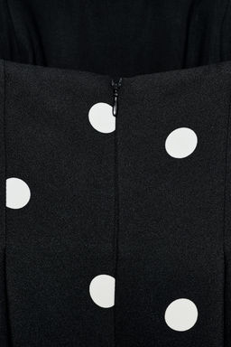 MONO PALABRA DE HONOR LUNARES / Negro / Blanco - Zara фото 4