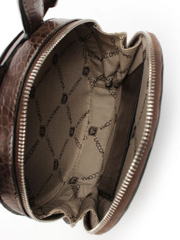 LACCOMA сумка ИГР2517-черепаха-кофейный эко кожа  фото 4