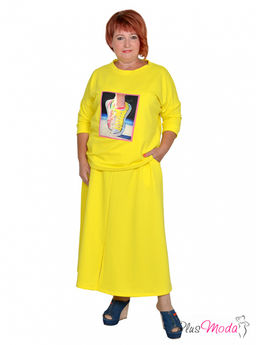 Юбка Модель №1326 размеры 44-84 - Plusmoda фото 8