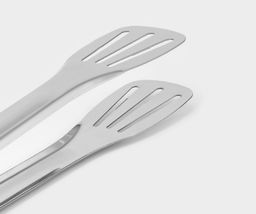 Щипцы кухонные Лопатка, 201 сталь, 24 см, цвет серебристый - Family фото 2