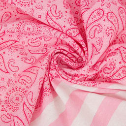 Полотенце для ванны Пештемаль Этель Персия 90х170см, 150г/м,80% хл, 20% п/э, розовый  фото 3