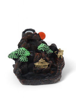 Подставка для благовоний TAKE IT EASY «Храм в горах», набор благовоний конусы, стелющийся дым, 9.5×12.5 см