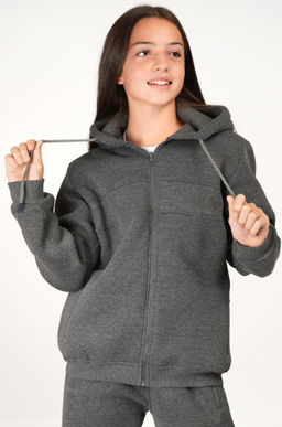 Теплый детский костюм из футера трехнитки с начесом Happyfox