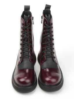 01-C1115-2 VINOUS Ботинки демисезонные женские (натуральная кожа, байка)